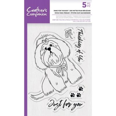 Crafter's Companion Clear Stamps - Paws for Thought